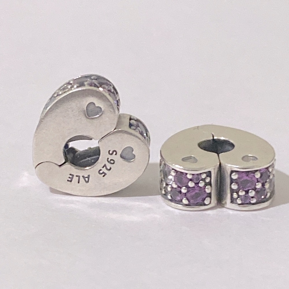 New Pandora Silver 925ALE Arcs of Love Multi color - Picture 4 of 5